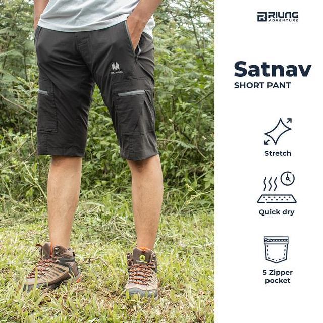 Celana Pendek Gunung Outdoor Cargo Pria Razzor Satnav