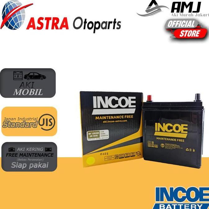 NEW Incoe MF Astra Aki Mobil Suzuki Katana NS40 - 32Ah Aki Kering