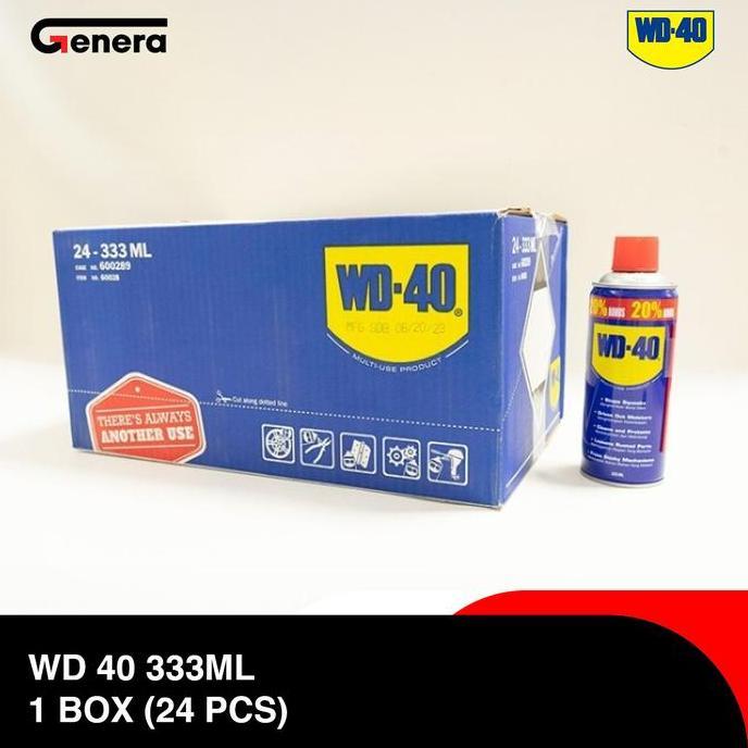 WD40 / WD 40 Pelumas Anti Karat 333 ml 1 Dus (24 Kaleng)