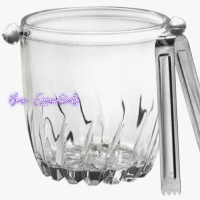 Buruan serbu] Engraved Glass Ice Bucket 1000 ml