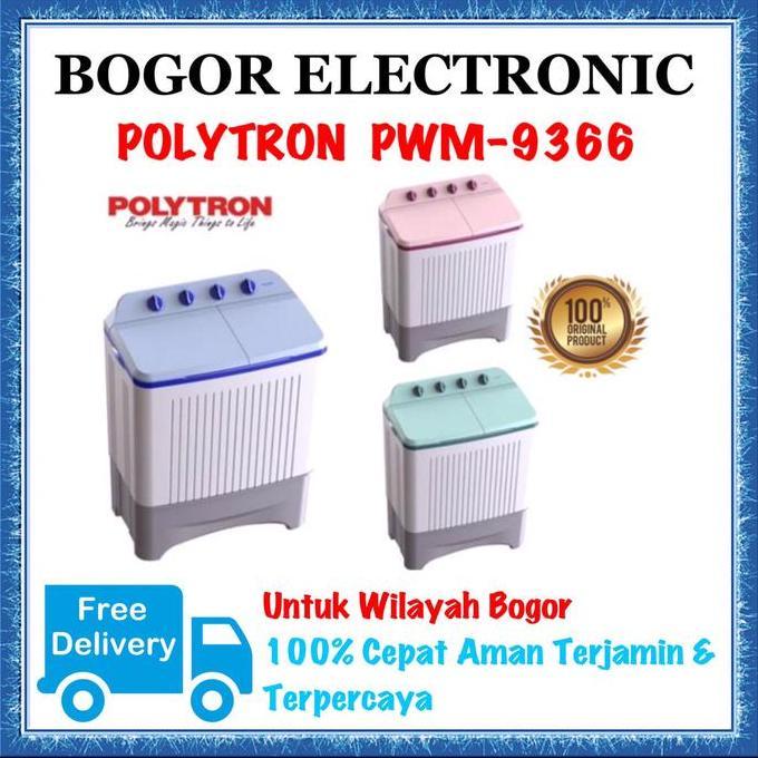NEW MESIN CUCI POLYTRON 8KG | MESIN CUCI POLYTRON | PWM8366 | PWM 8366