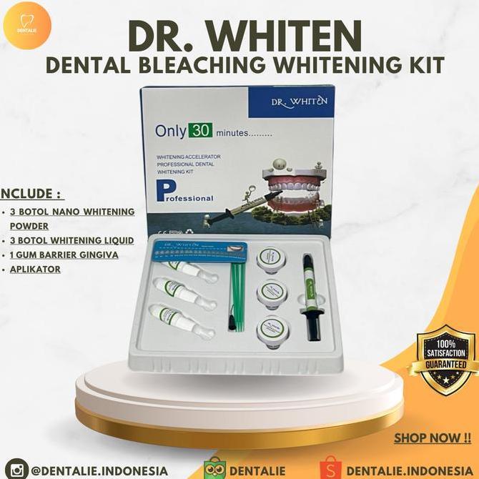 Dr. Whiten Bahan Bleaching Whitening Kit Pemutih Gigi Dr.Whiten Original