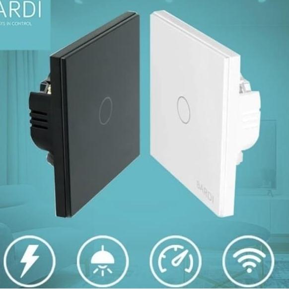 Bardi Smart Home Wall Switch 1 Gang Eu Saklar Lampu Pintar Wifi