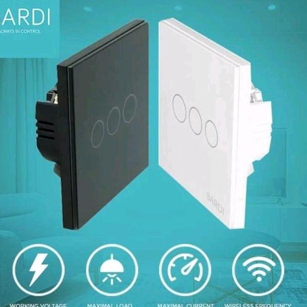 Bardi Smart Wall Switch 3 Gang Eu Saklar