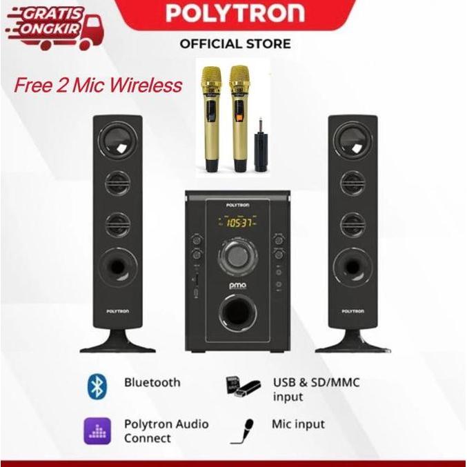 POLYTRON MULTIMEDIA SPEAKER PMA 9526 - BG ORIGINAL DAN TERPERCAYA