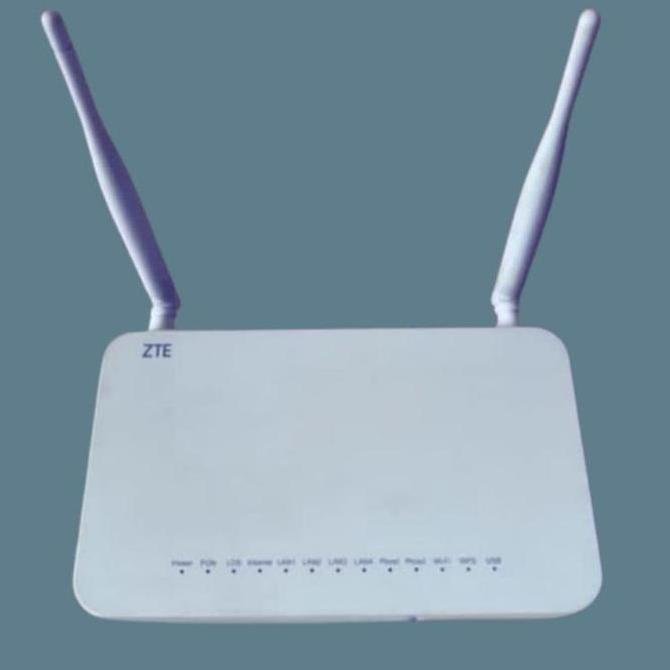 TERBARU ZTE F609 V3 GPON ONT Modem Router Port Biru Original