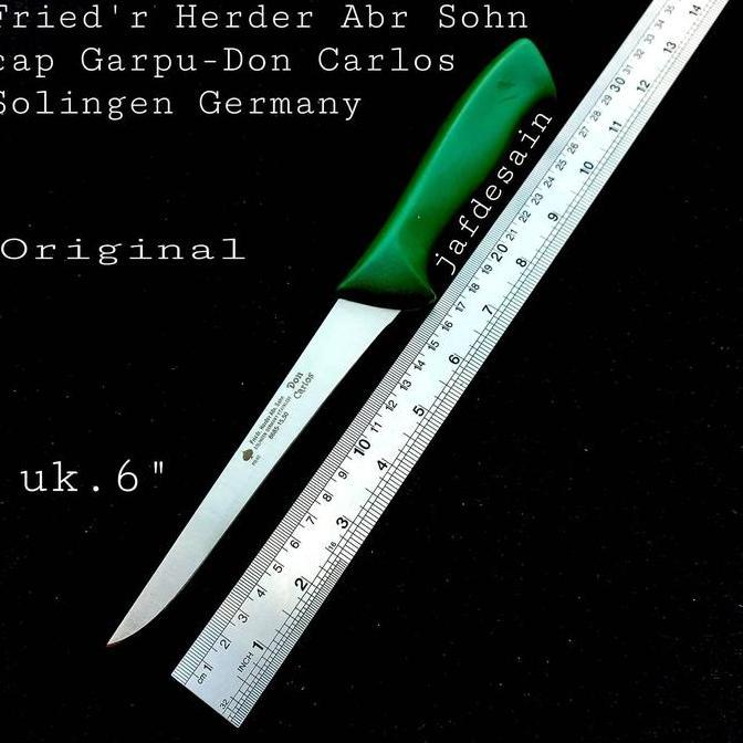 Pisau Fillet Cap Garpu Original Don Carlos Solingen Germany 6"