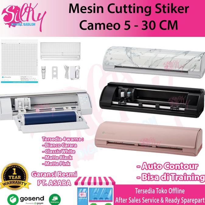 TERBARU MESIN CUTTING SILHOUETTE CAMEO / MESIN CUTTING AUTO CONTOUR CAMEO 5