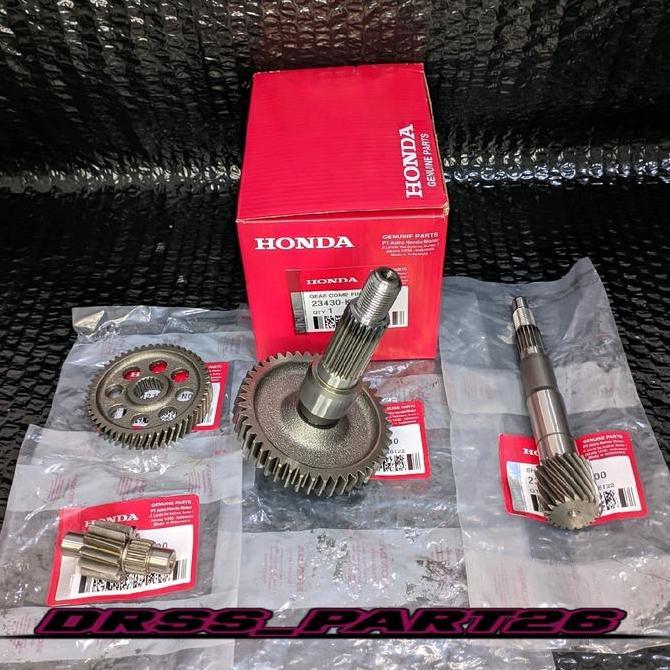 Gigi Rasio Gardan 4Pcs Honda Motor Beat Esp/Beat pop/Beat Street/Scoopy Fi Original