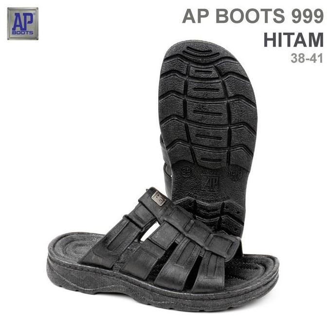 Ap Boots 999 Hitam - Sandal Selop  Sendal