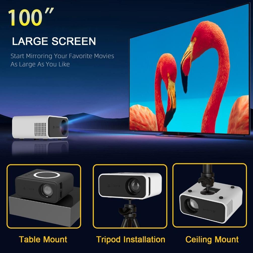 Proyektor YT300 Projektor Mini LCD Portable Projector Mini Proyektor 1080HD Home Theater LED HDMI Pr