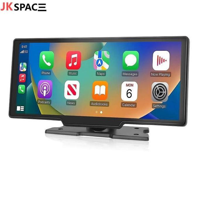 NEW JK Space Head Unit Android IOS Auto 7in Layar Sentuh Mobil Navigasi Pemutar Video Multimedia