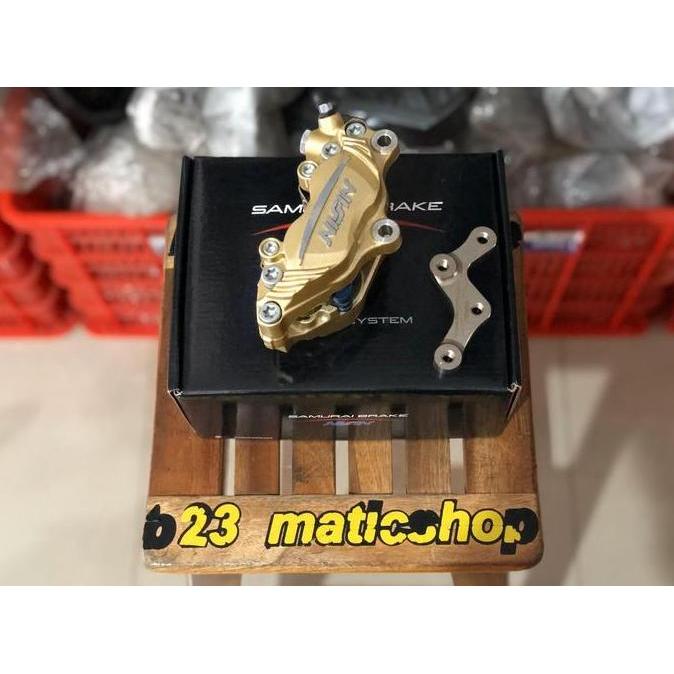 Kaliper nissin samurai brake original japan pnp ninja 250 kawasaki