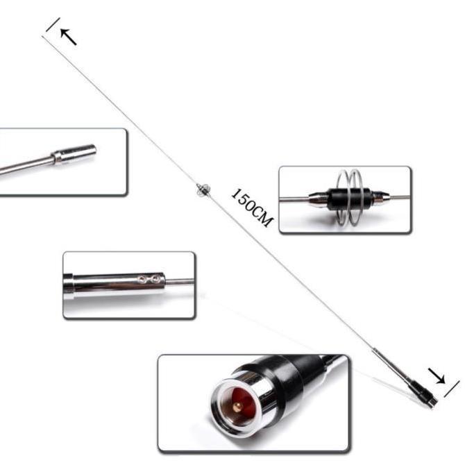 Antena Mobil DP-CL2E HT jarak jauh antena rig Mobil terbaik DP-CL2E Handy talkie WT Original