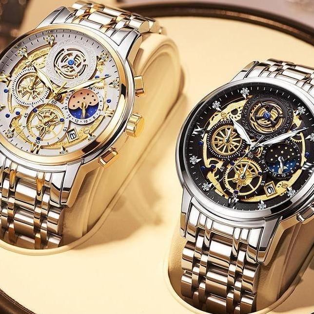 DF274>> Jam Tangan Import Pria Model Terbaru Tahan Air Kedalaman 30M Luminous Aktif Nyala Ditempat G