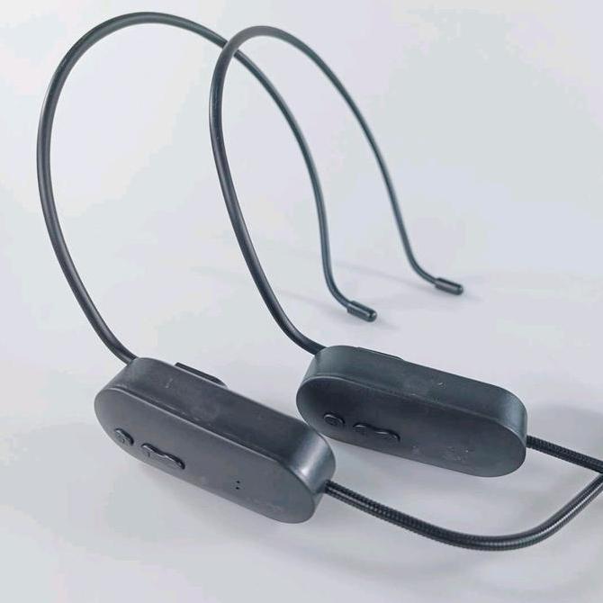 MIC WIRELESS HEADSET BANDO DUAL MIC IMAM MASJID PRESENTASI SENAM GARANSI Original
