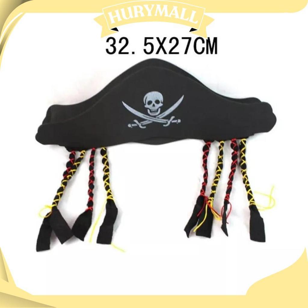 Cosplay Topi Kepang Bajak Laut Jack Sparrow Gratis Ongkir
