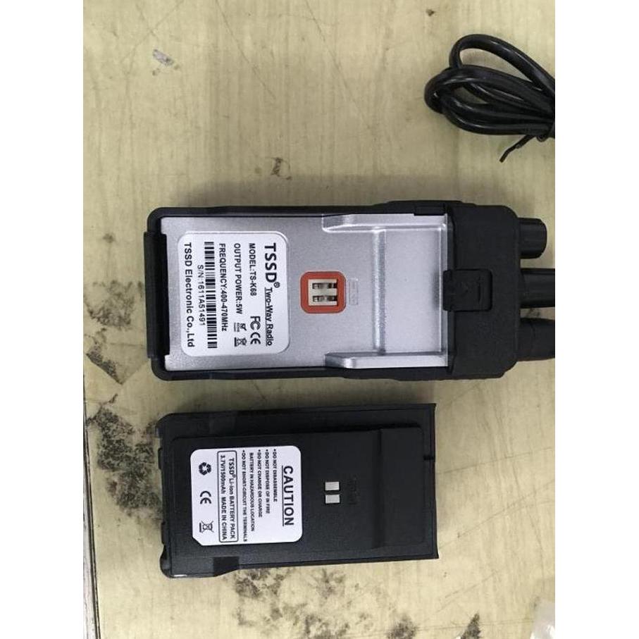 HT TSSD K68 Handy Talkie HT TUSENSHIDAI TSSD K68 Spesifikasi Diatas - Original