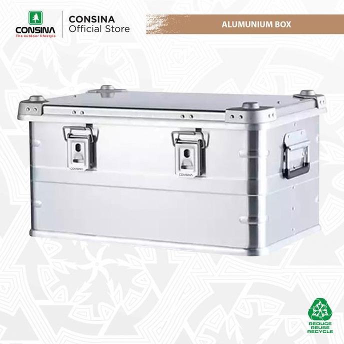 Consina Aluminium Box Alat Camping Outdoor Fishing Campervan | Light