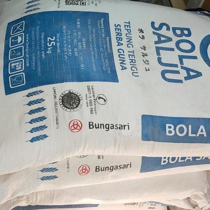 bola salju tepung terigu 25 kg PM