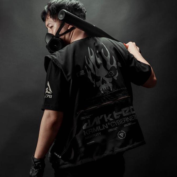 Kremlin Vest Tactical Techwear Hitam - Dark Tech Kualitas Terbaik Harga Termurah