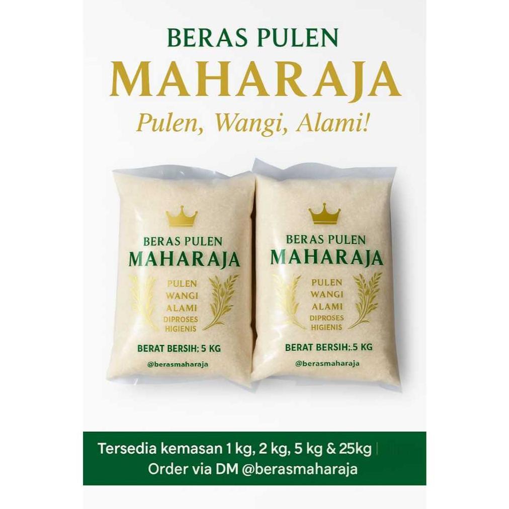 Beras Maharaja | Beras Pulen Medium | Beras Sumedang | Beras 5 Kg