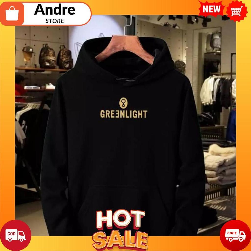 JAKET SWEATER HOODIE GREENLIGHT PREMIUM TEXT GOLD [B1][B1]