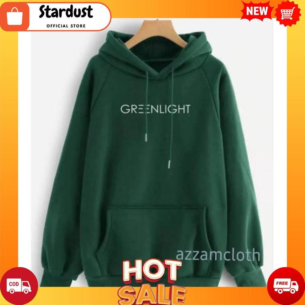 JAKET SWEATER HOODIE HIJAU BOTOL GREENLIGHT [B1][B1]