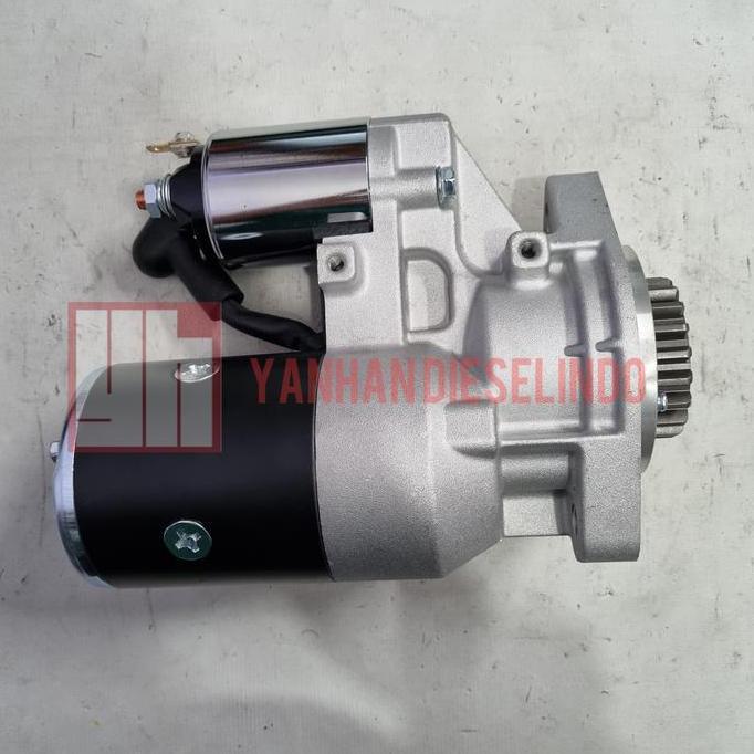 DINAMO STARTER HITACHI YANMAR TS230 TS-230 105100-77011 20T 12V ORIGINAL DAN TERPERCAYA