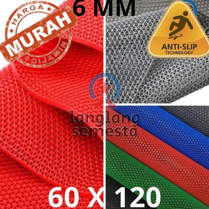 Keset Karpet Karet Anti Slip PVC 60 X 120 - X MAT Keset