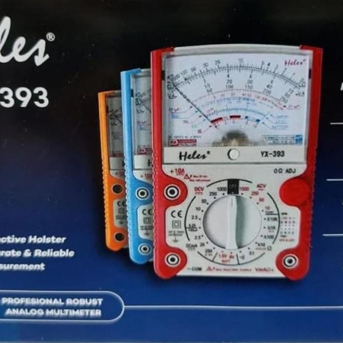 MULTI TESTER ANALOG HELES YX393 BUZZER. ORIGINAL DAN TERPERCAYA
