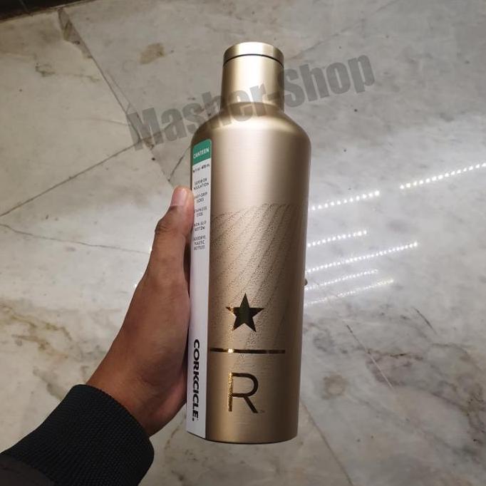 Terlaris Tumbler Starbucks Reserve X Corkcicle Gold 2025