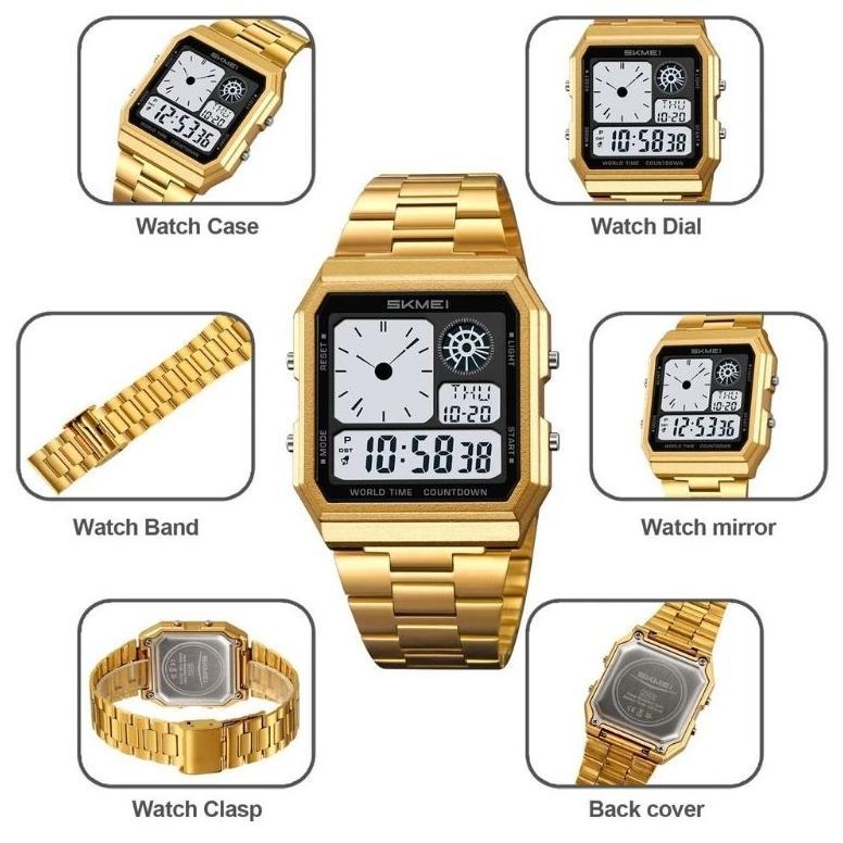 Jam pria Skmei 2353 segi digital free carton box Jam tangan pria
