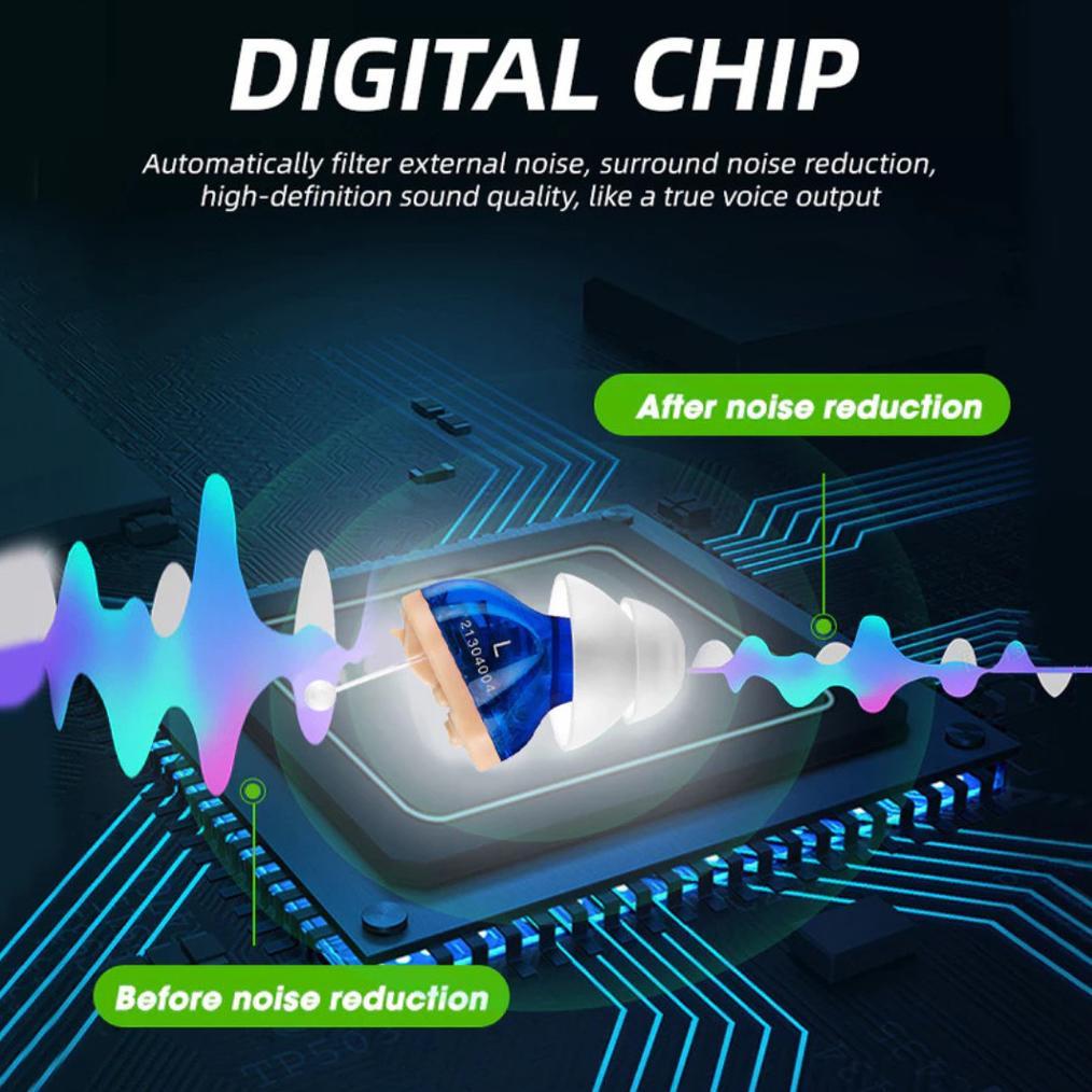 Beauty Fame Alat Bantu Dengar Terkecil CIC Dalam Telinga GM 100 ORI Mini Hearing AId BF alat bantu c