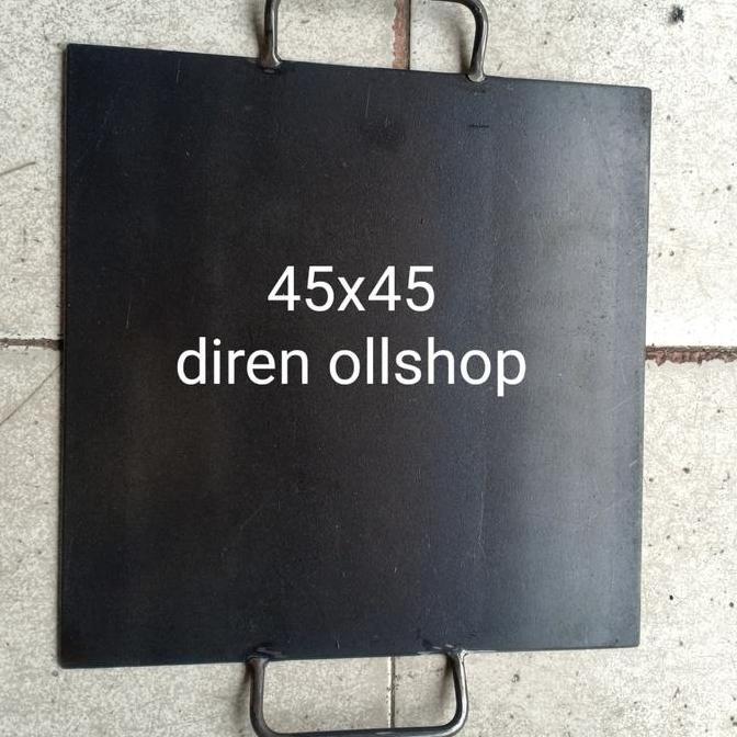 loyang roti bakar / wajan roti bakar plat baja /panggangan roti 50x50