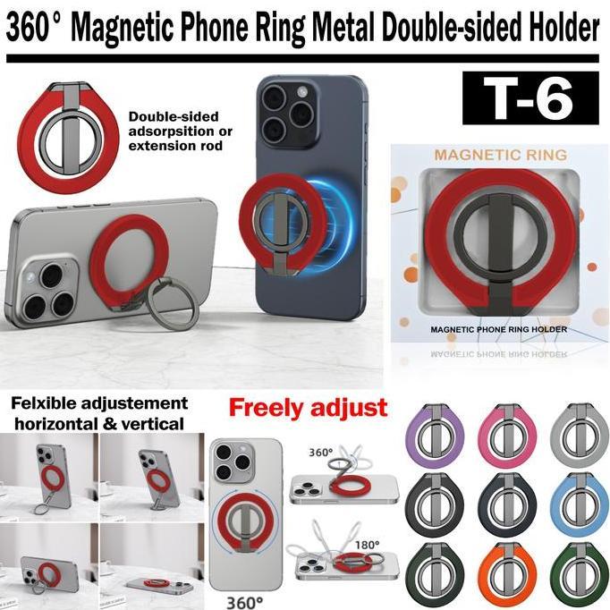 Ring Holder Magnetic / Ring Holder Magnet HP Metal Double sided Holder / Magnetic Phone Ring Holder 
