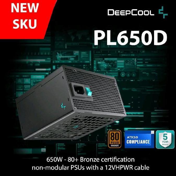 NEW PSU DEEPCOOL PL650D 80Plus Bronze - 650W