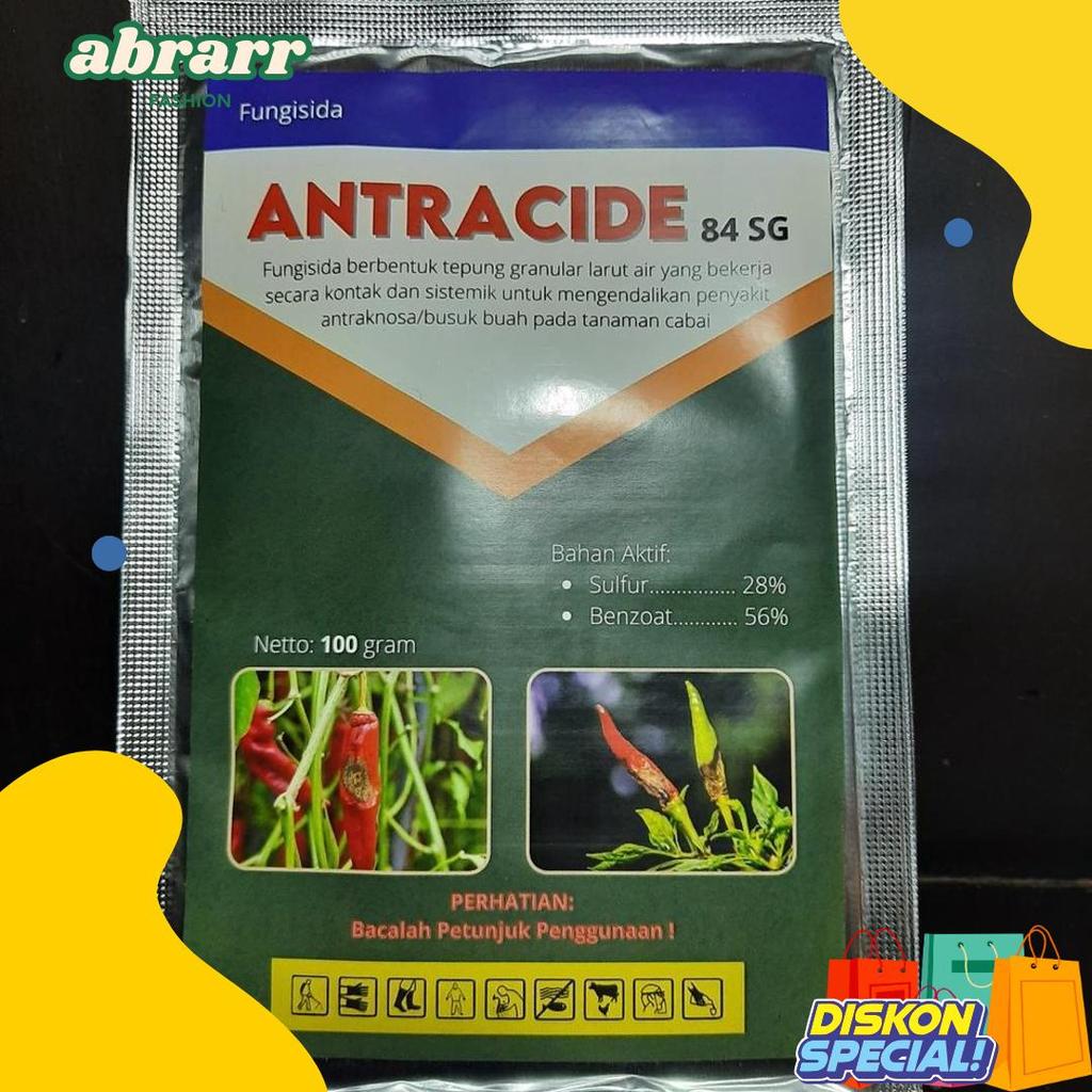 Cod Antracide 84 Sg 100 Gram Fungisida Antraknosa / Patek / Cacar / Busuk Buah