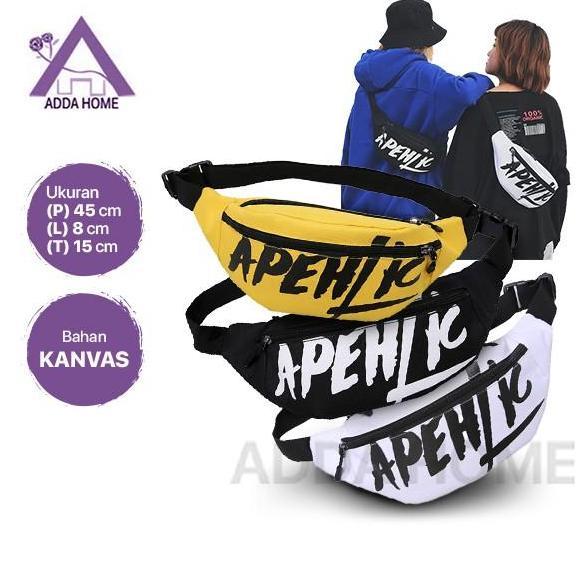 Import Quality - Waist Bag Tas Pinggang Selempang Pria Perempuan Fashion Korea Motif Lucu