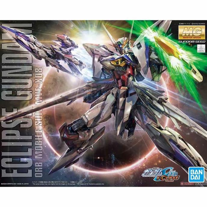 MG Eclipse Gundam / MG 1/100 MVF-X08 Eclipse Gundam (Mobile Suit Gundam Seed Eclipse) Gunpla Bandai 