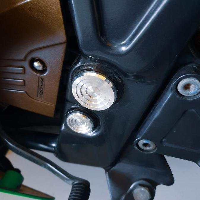 Promo Coin Tutup Arm Tutup Rangka Ninja R Ninja Ss Ninja Rr Alumunium Cnc Cod