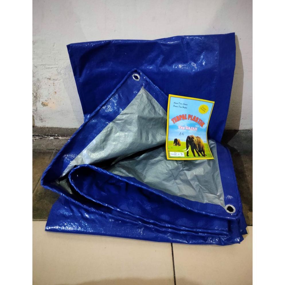 Terpal Plastik A5 ukuran 4x6 meter Cap Gajah