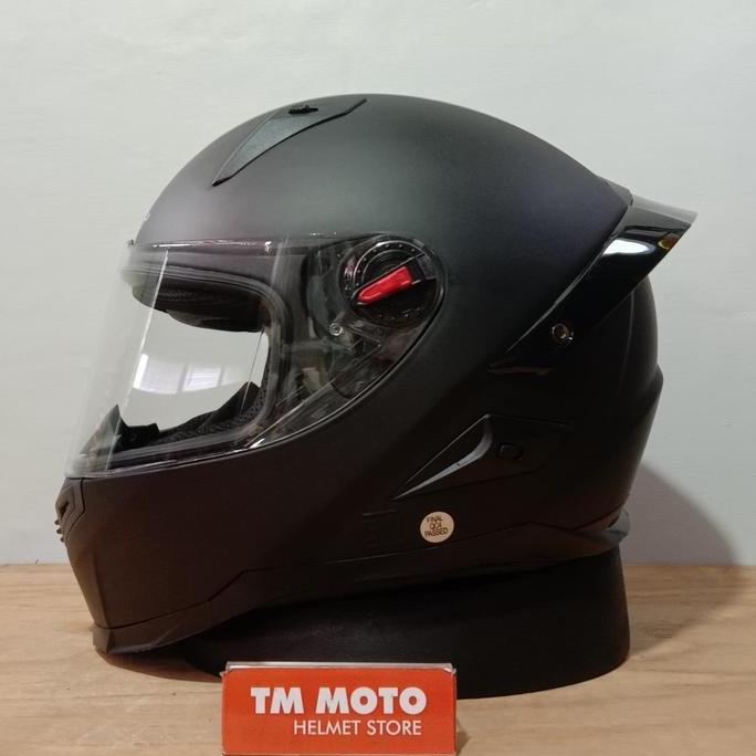 SNAIL FFS1 MATT BLACK - CLEAR FLAT VISOR