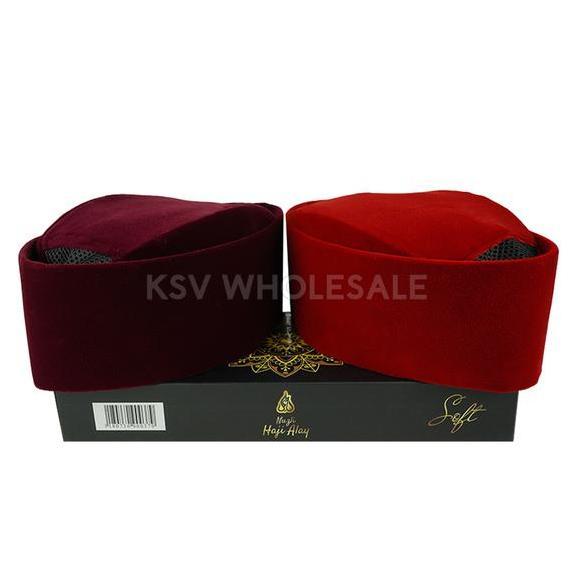 Peci Susun Haji Alay Tinggi 7 8 9 10 Non Ac Peci Sholat Bludru Ukuran Anak Laki Pria Warna Hitam Mar