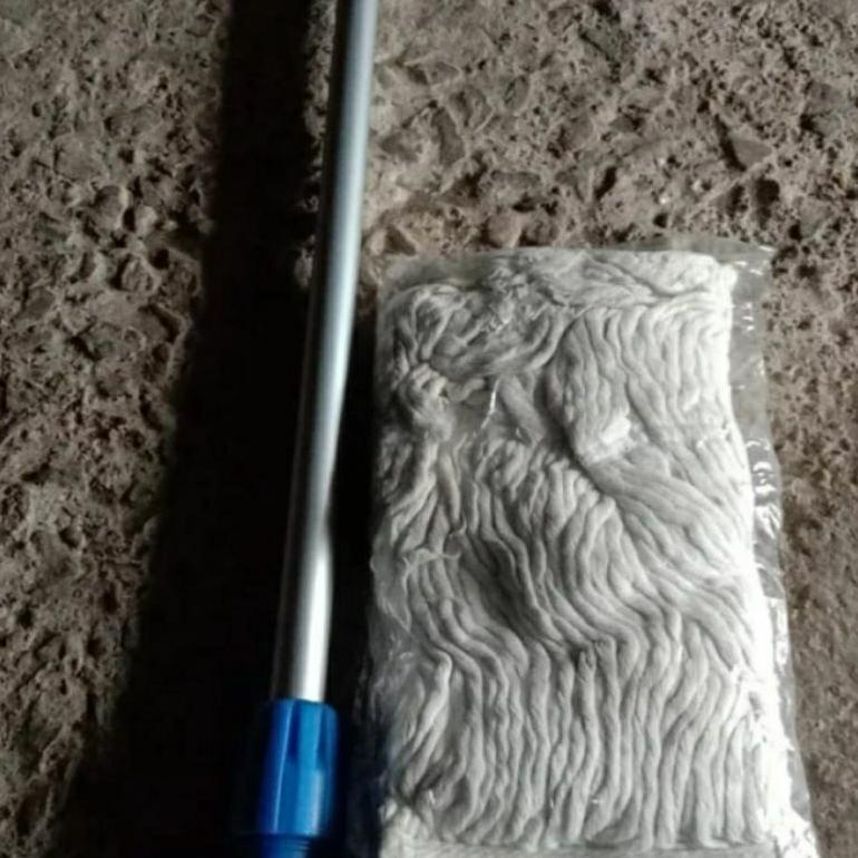 Pel Jepit Gagang Stainless | Pel Lantai | Pel Kain | Mop Lantai Kain Pel Lantai