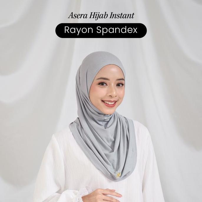ZM Zaskia Mecca - Asera Hijab Instant Bergo Muslim Nyaman Wanita - Kerudung Rayon Spandex Panjang Hi