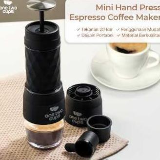 Hand Press Mini Espresso Coffee Maker 3 in 1 20 Bar 120ml - HS-8439
