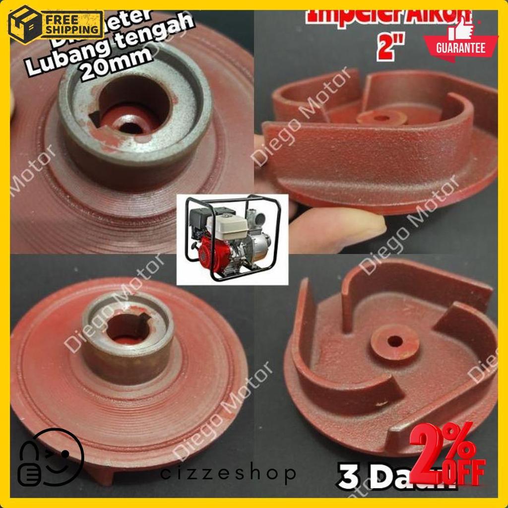 Wajib Punya Impeller Kipas Keong Pompa Air Alkon Irigasi Tipe 2Inci Wp50 Dan 3Inci Wp80 Gx160 Gx200 