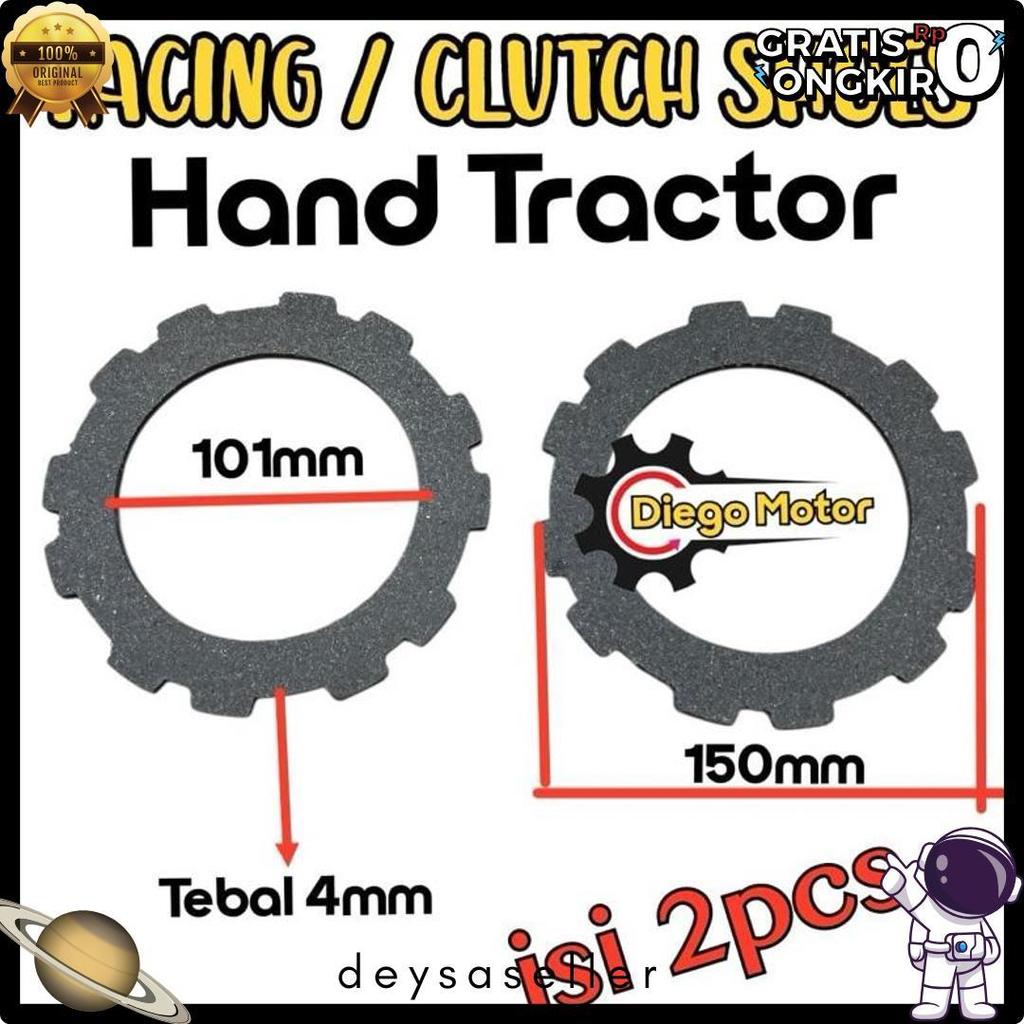 50% Off Yzc Facing Clutch Shoes Kain Klos Mesin Traktor Tangan Bajak Sawah Yanmar Tf85 Tf105 Rs0