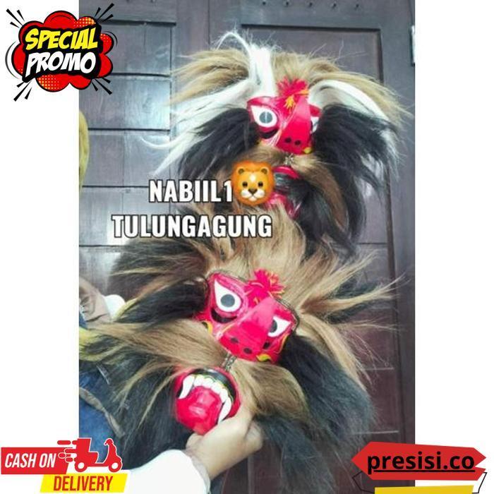 [Drs] Topeng Bujang Ganong Ganongan Kayu Set1